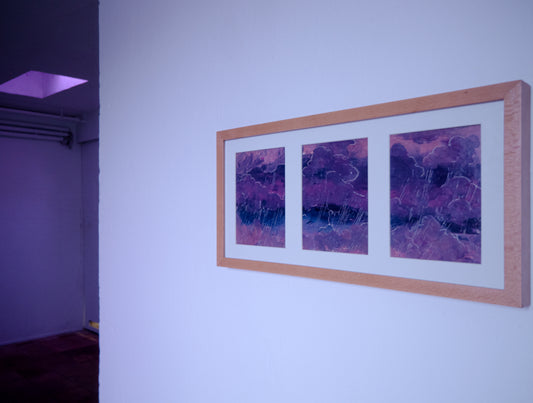 Summer Storm – Peinture acrylique contemporaine (2024) – Paysage abstrait | Meubles d’Or